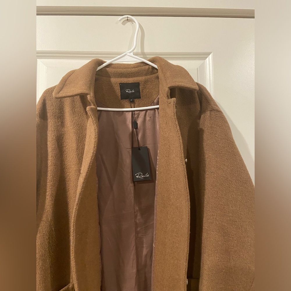 Rails Nadine Wool Blend Coat - L - Picture 5 of 13